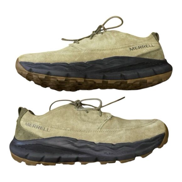 New Merrell Nova 4 Traveller Trail Running Green Suede Shoes Men’s Size 11.5 main image 8